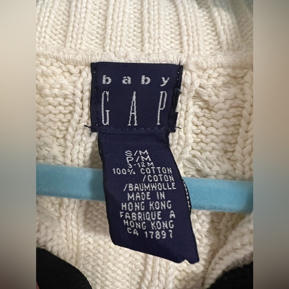 NWT Gap Kids winter motif knit cardigan, size s/m 3-12 months - Picture 9 of 9